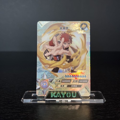 最終値引き　旧　NARUTO カード　アルバム　バラ売り× Naruto CCG Card-Gaara NR-MR-019 (chinese) kayou 9.5 GEM MINT
