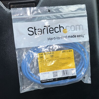 Startech.com Usa Llp Rj45patch6 6ft Snagless Cat5e Rj45 Ntwk Patch Cbl