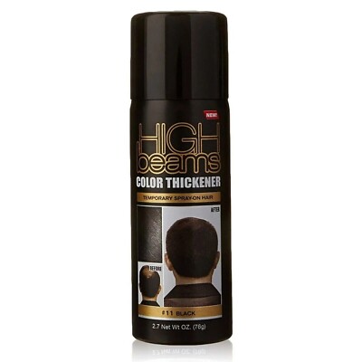 High Beams Intense Temporary Spray-On Hair Color Black 2.7 oz
