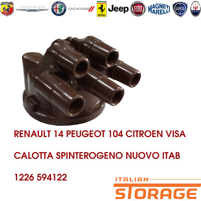 Renault 14 Peugeot 104 Citroen Visa Cap Distributor New Itab 1226 594122