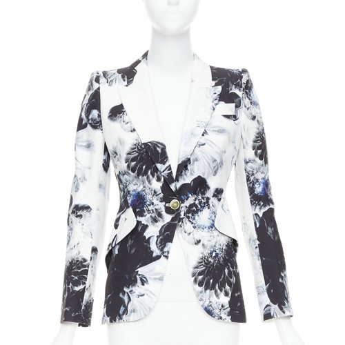 Alexander McQueen チェック柄ジャケット 2021 ALEXANDER MCQUEEN Mens Sz IT 56 US 46 Asymmetrical Glen