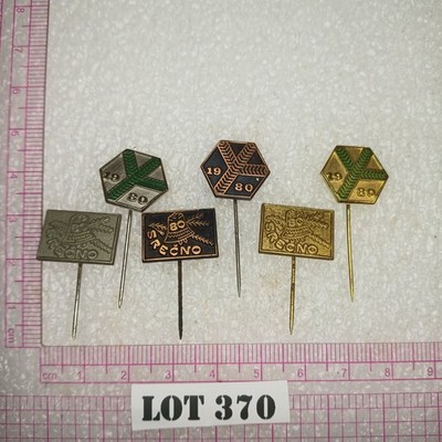 Vintage 1980 Happy New Year Date of Birth Gift Idea Pin 6/1 LOT 370