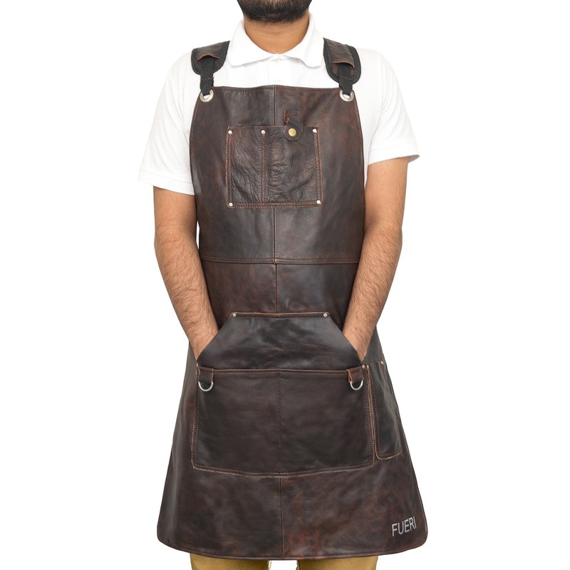 Leather Tool Apron Work Apron Welding Lineman Shop Gardening Apron