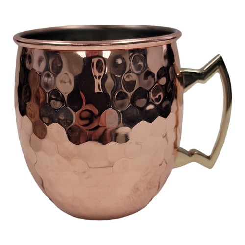Handmade 100% Pure Copper Hammered Moscow Mule Mugs