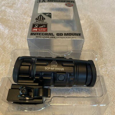 UTG 3X Magnifier Flip-to-side QD Mount, W/E Adjustable - SCP-MF3WEQS NO FLAWS