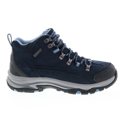 

Женские синие замшевые походные ботинки Skechers Relaxed Fit Trego Alpine Trail, Синий, Skechers Relaxed Fit Trego Alpine Trail