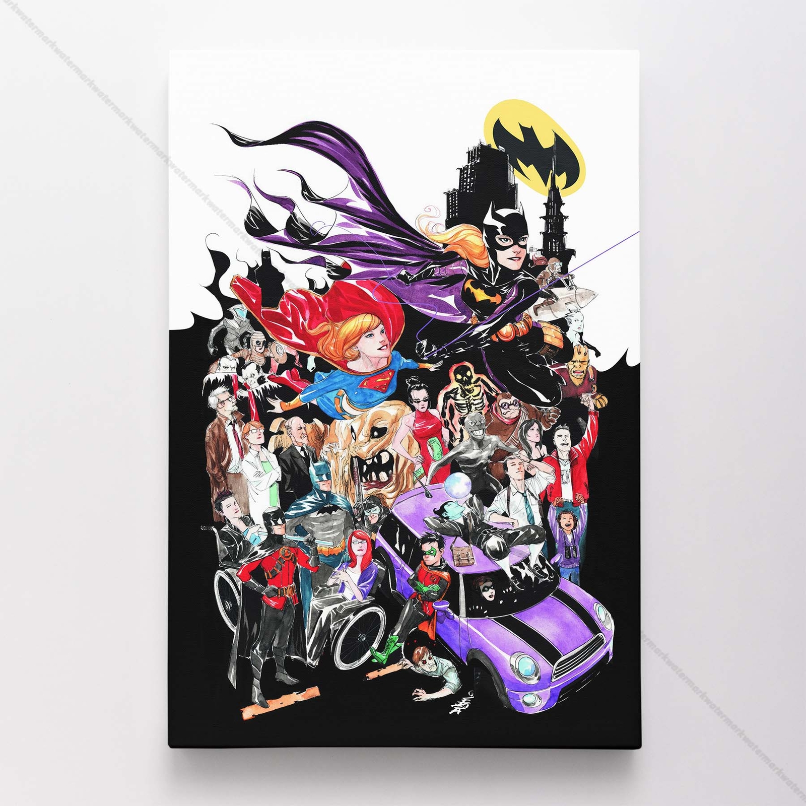 Batgirl Poster Canvas DC Comic Book Cover Art Print #42105