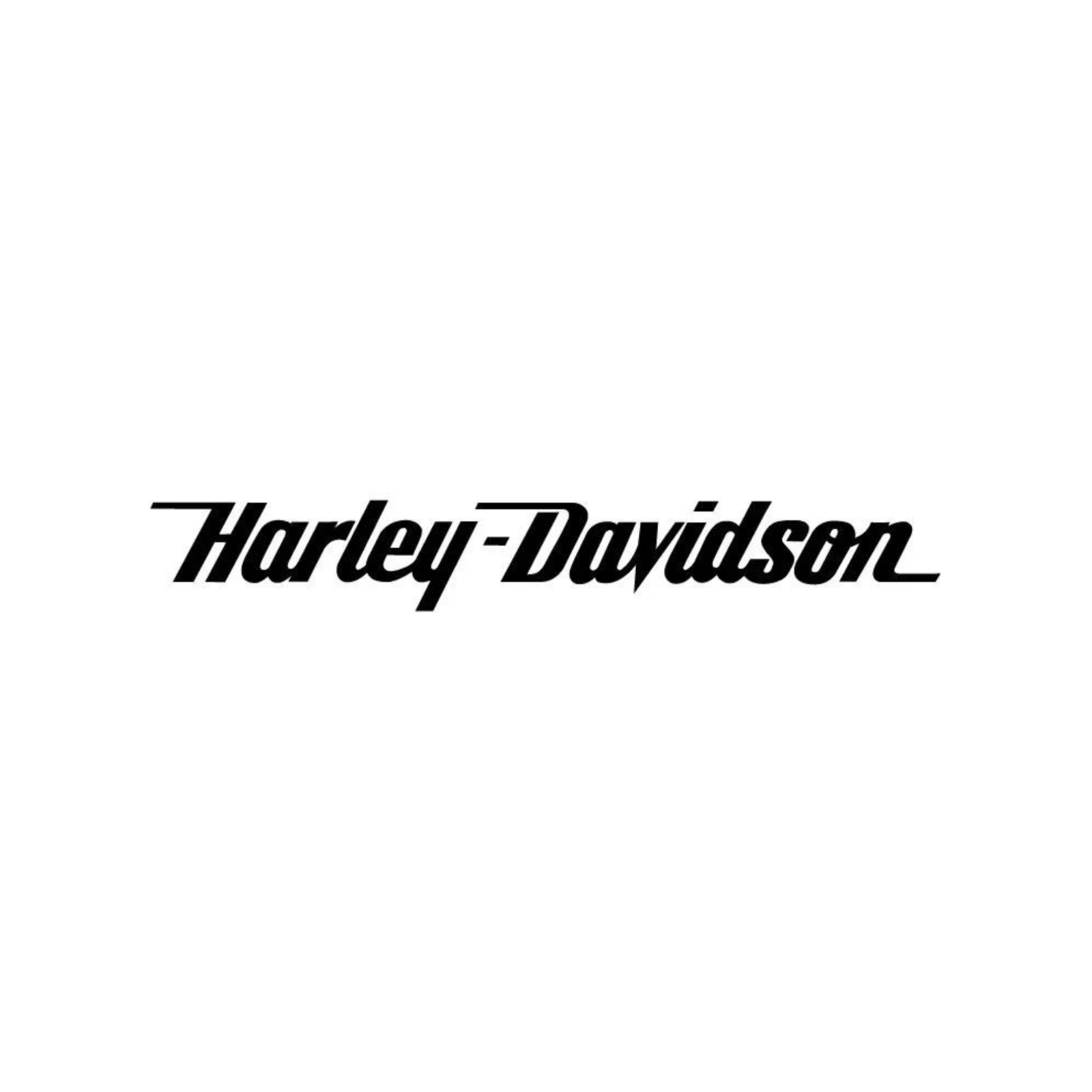 Fits 5"- 60" Script Harley Vinyl Decal Motorcycle Vehicle ANY Color FREE S/H