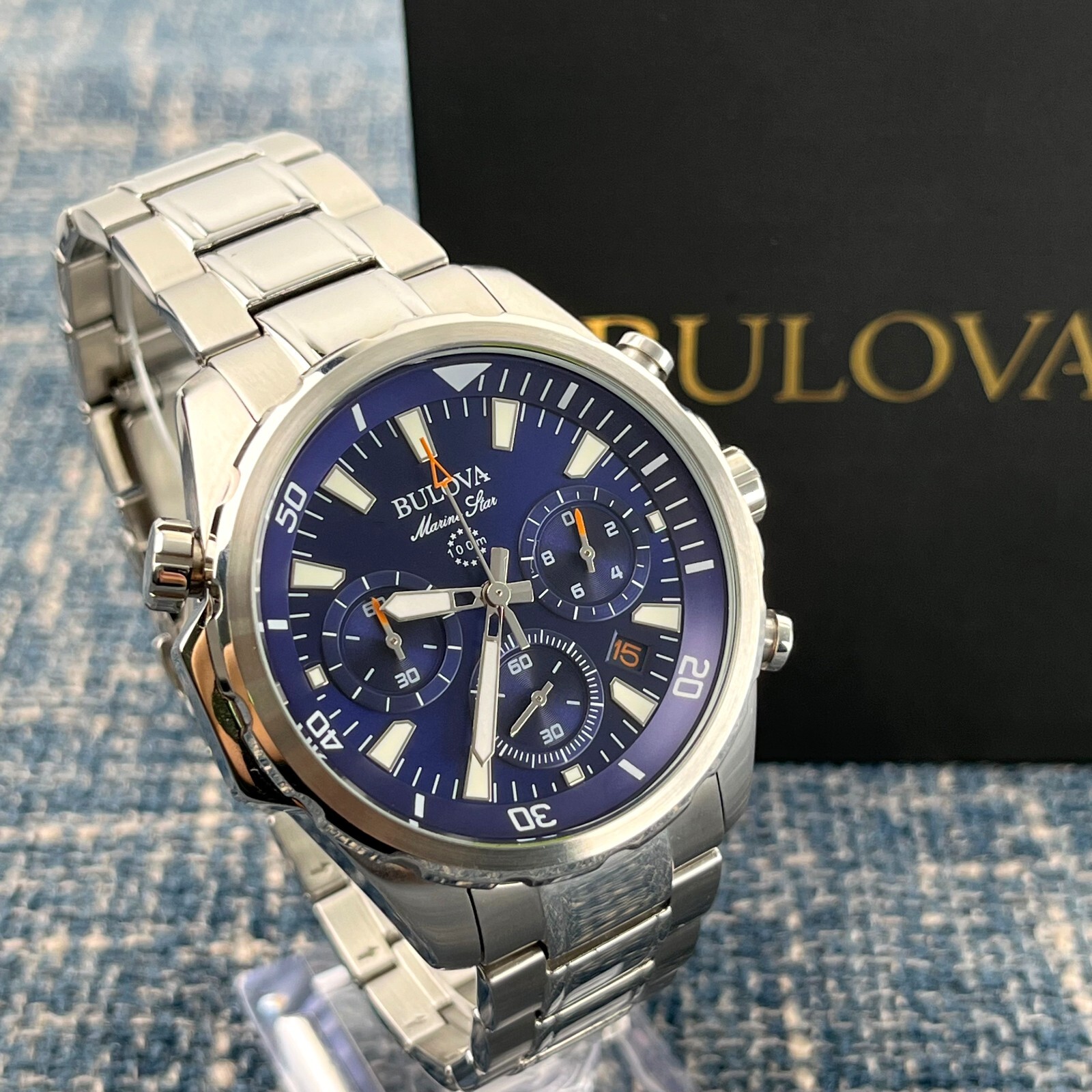 DAI　BULOVA (ブローバ) 96B256 マリンスター Amazon.com: Bulova Men's Marine Star Series B Stainless