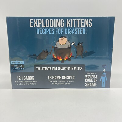 Exploding Kittens Deluxe Game Recipes for Disaster Ultimate Collection NIB Seal