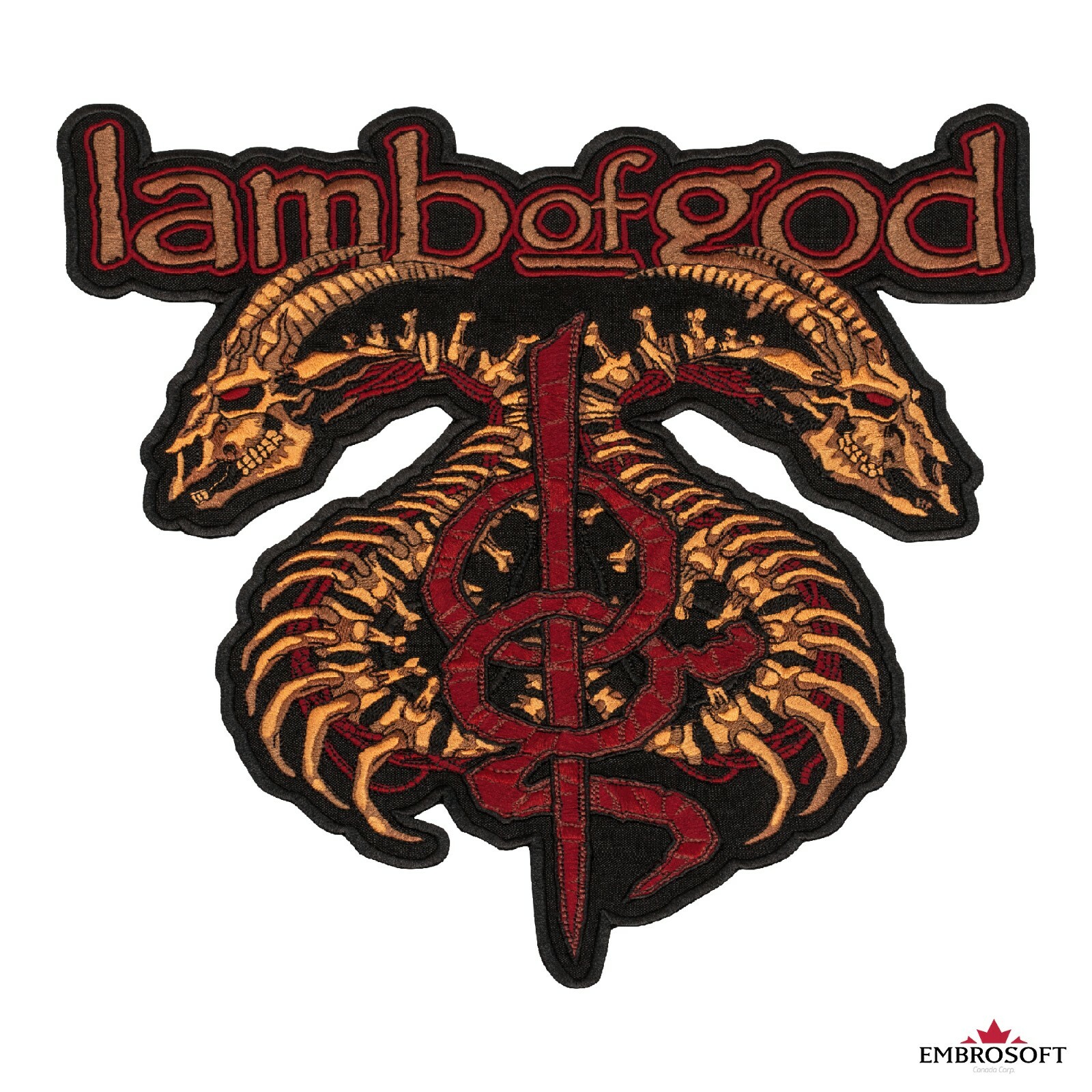 ［激レア！］Lord of the Logos Lamb of God Large Patch, Dragon Skulls, LoG Rock Band