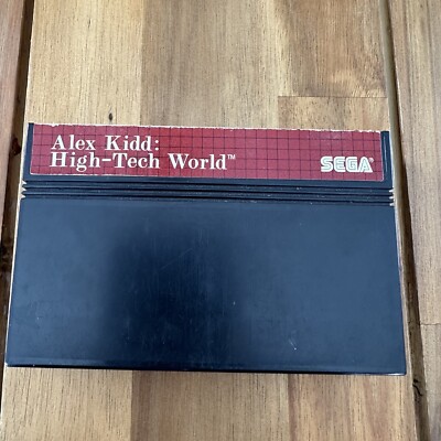 Alex Kidd: High-Tech World (Sega Master System, 1989) Cartridge Only