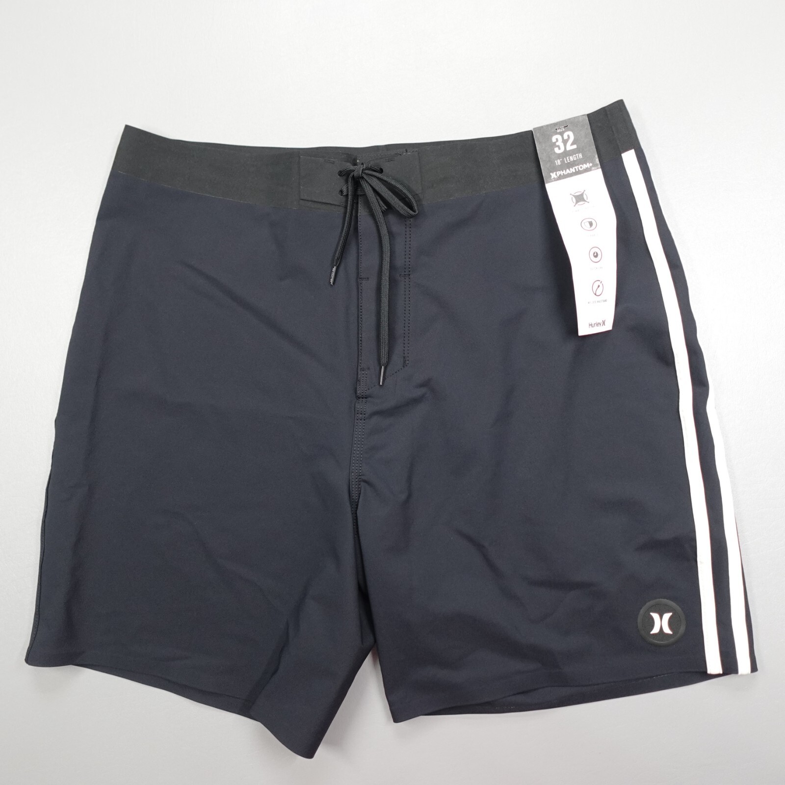 Hurley Men's Phantom+ Tailgate Renegade Boardshorts Black 18
