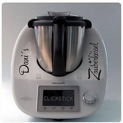 Zauberkessel Name Wunschname Aufkleber Sticker Thermomix TM5 TM 6 Tattoo TH116