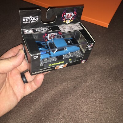 M2 Machines 1970 Ford Mustang Boss 302 Detroit Muscle 1:64 Blue