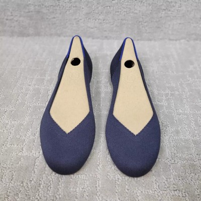 Rothys The Flat Women's Size 7 US Maritime Navy Round Toe Flat Slip-on Shoes