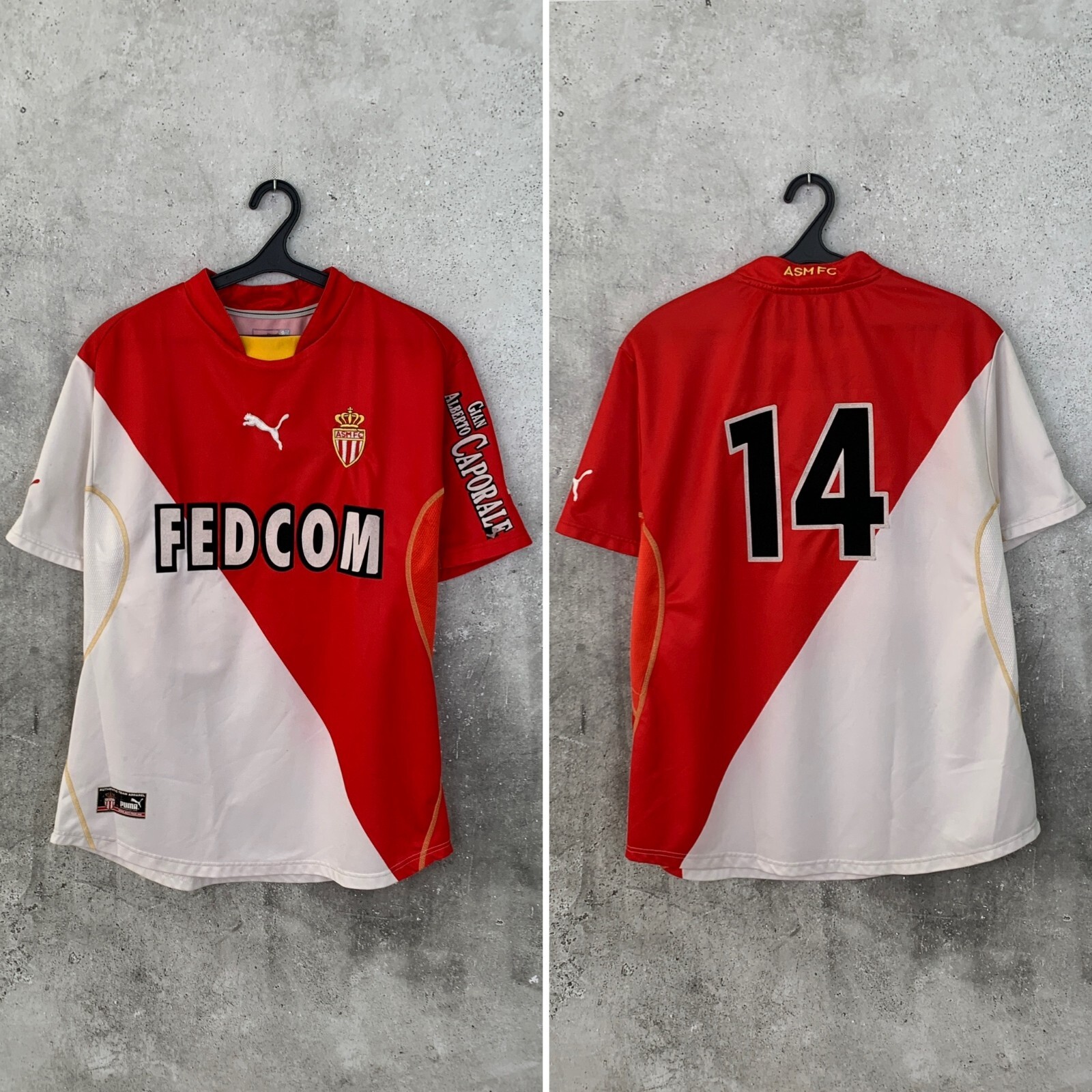 Puma AS Monaco サッカーシャツ サード ASモナコ 2006-07 Puma サード半袖 ユニフォーム（インポートM