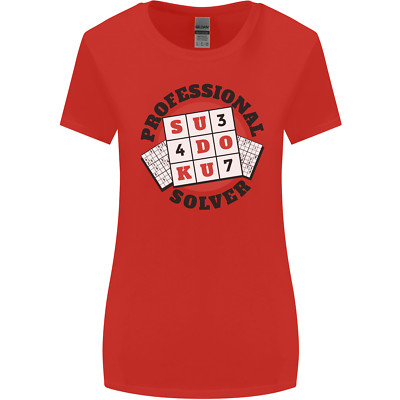Professional Sudoku Solver Funny Womens Wider Cut T-Shirt