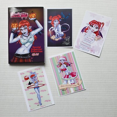 Holly G's School Bites Special Semester Collection Vols 3-5 w/ Autographed Cards
