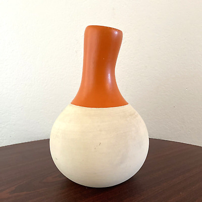 Vintage MCM Antique Weller Art Pottery Gourd Vase / Water 