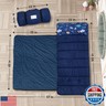 Primlect Toddler Nap Mat with Pillow and Blanket, Extra Large 55''x35'' Sleeping Bag, Washable, Light, Easy to Roll up, Perfect for Daycare, Preschool, Kindergarten, Travel, Boys and Girls