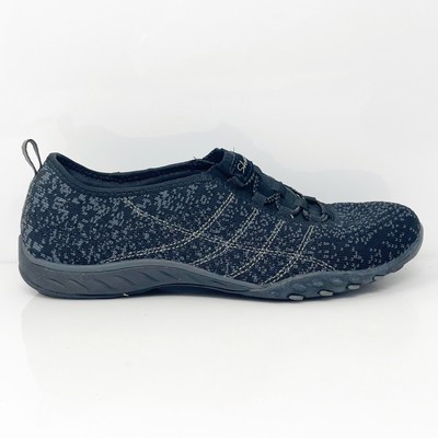 

Skechers Womens Breathe Easy 23008 Черная повседневная обувь Кроссовки Размер 8, Черный, Breathe Easy