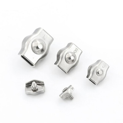 Simplex Duplex Thimble U Bolt Steel Wire Grip Grips Clamp Clips Rope Cable