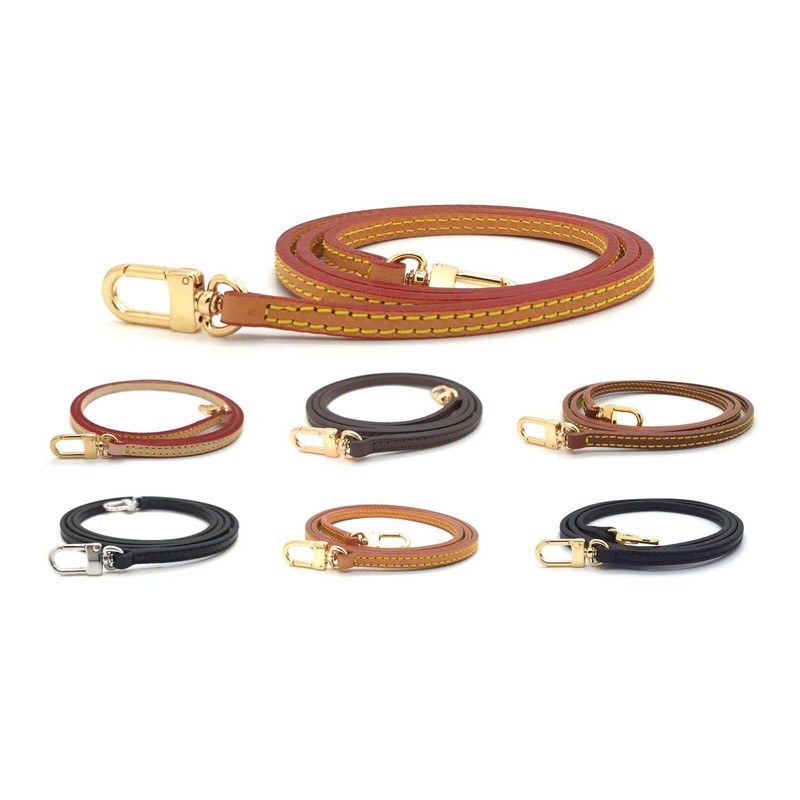 Vachetta Crossbody Leather Strap for Pochette Accessoires mini pouch purse