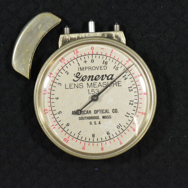 Geneva Lens Measure Instrument 1.53 American Optical Co. USA Vintage