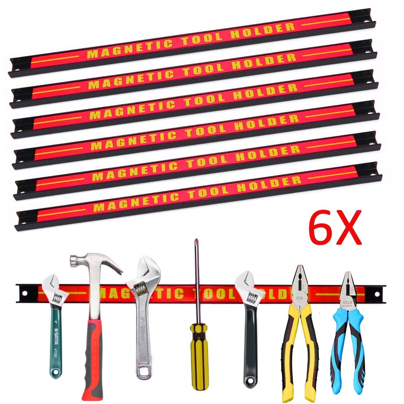 6X Magnetleiste Werkzeugleiste Magnet Werkzeughalter Halterung Werkzeug 46cm