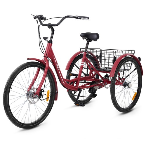 Secondhand 26" Adult Tricycle 7 Speed 3 Wheel Bike Adult Tri