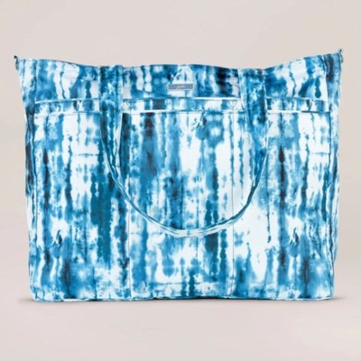 JuJuBe Simply Shibori Super Be Tote Bag Denim Blue Japanese 