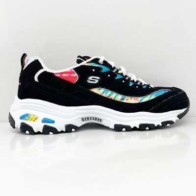 

Skechers Womens D Lites Summer Fiesta 149015W Черная повседневная обувь Кроссовки Размер 7, Черный, D Lites Summer Fiesta