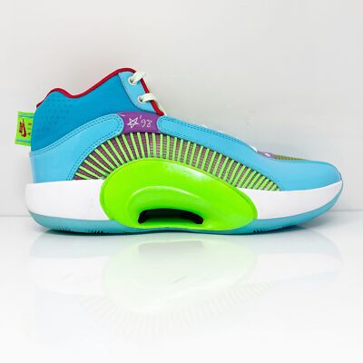 Баскетбольные кроссовки Nike Boys Air Jordan 35 DJ9884-400 синие, размер 6,5 лет