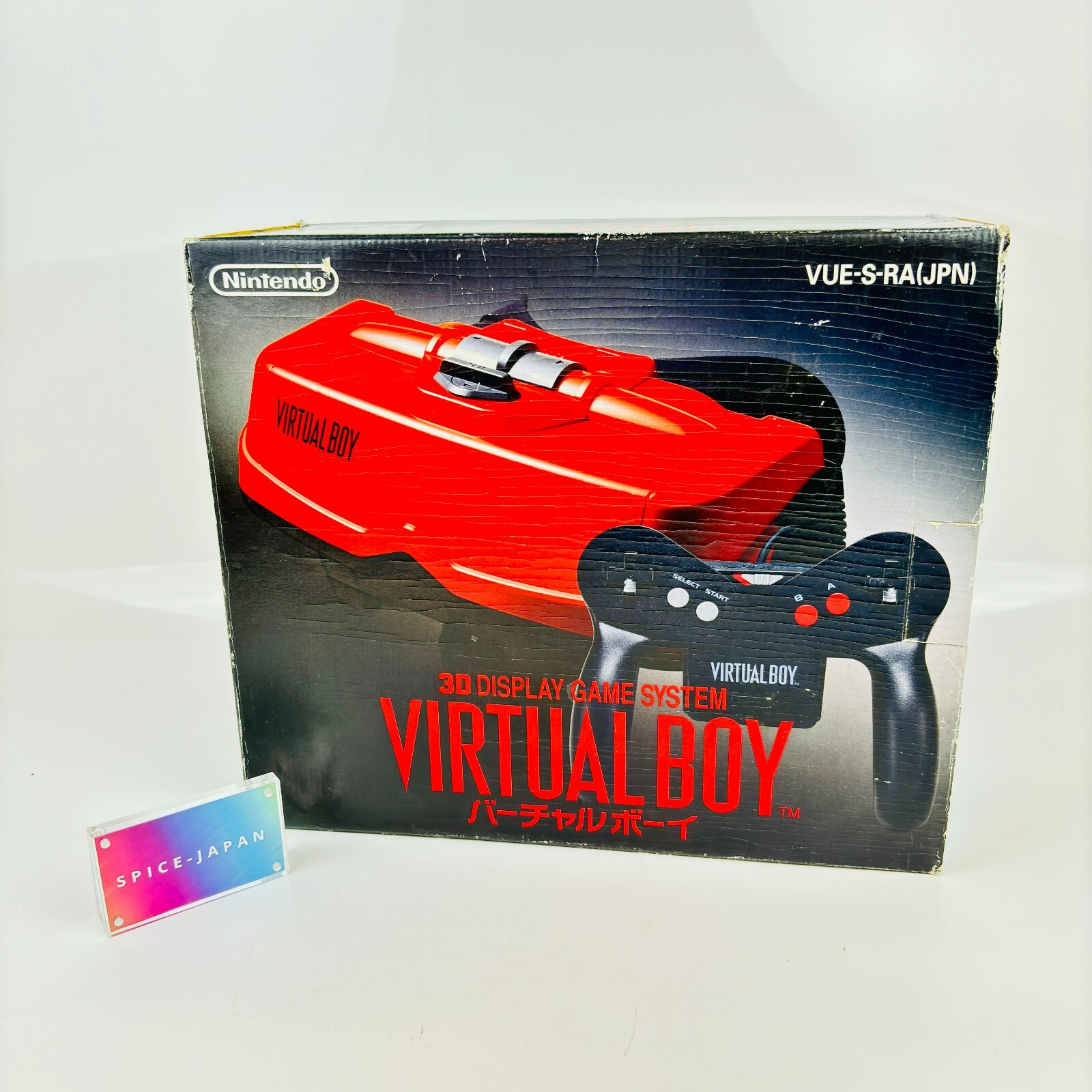 Nintendo Virtual Boy VUE-S-RA Game System Black Red JAPAN Nintendo Virtual Boy VUE-S-RA Game System Black Red JAPAN