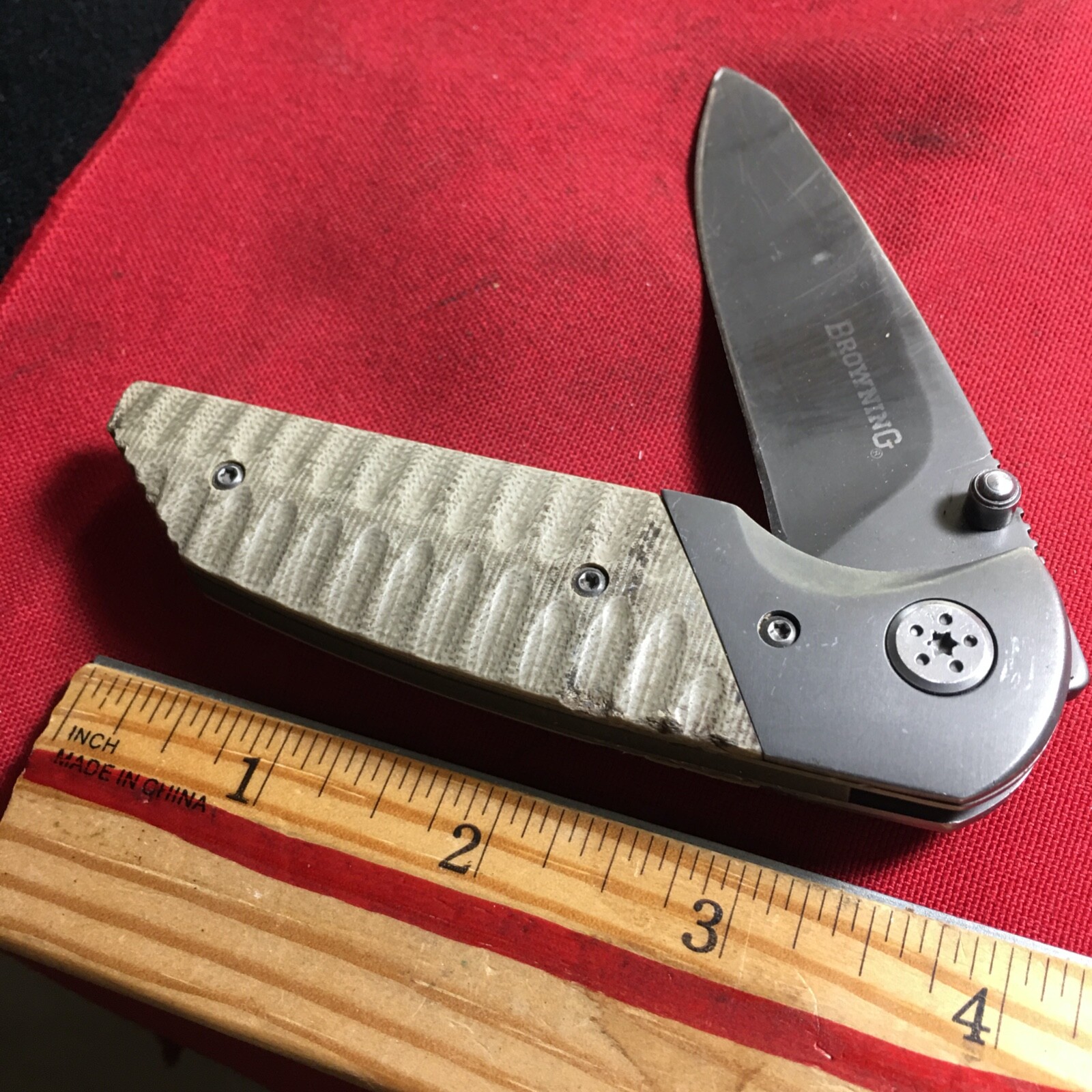 BROWNING  MANUAL TACTICAL FOLDING HUNTER KNIVES EDC HUNTER 1712M