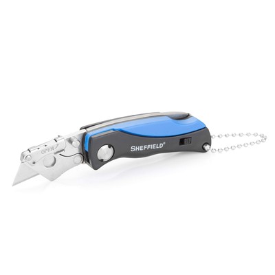 Sheffield 12125 Mini Quick Change Folding Utility Knife, Com