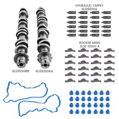 Camshaft Rocker Arms Lifters Kit for Ford F-150 F-250 F-350 5.4L V8 5L1Z6250AA