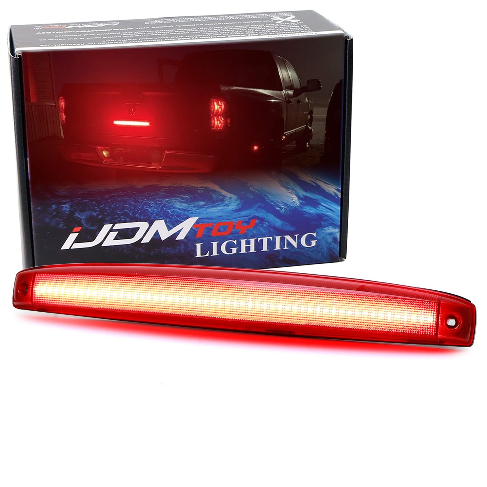 Red Lens Full LED Rear Tailgate ID Lightbar For 2003-06 Dodge RAM 2500 3500 DRW