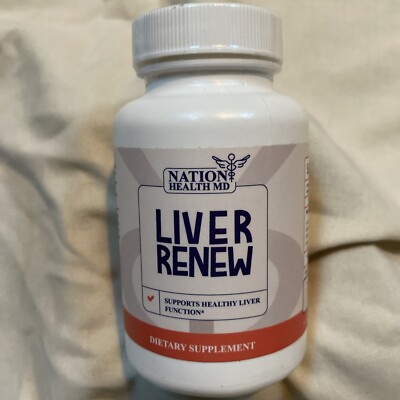 Nation Health MD Liver Renew Formula 30 Count Exp 04/25