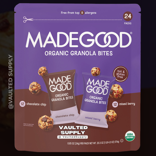 MadeGood Organic Granola Bites Variety Pack 24 Count