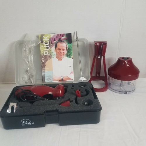 Wolfgang Puck Bistro Collection Immersion Blender/chopper (red)