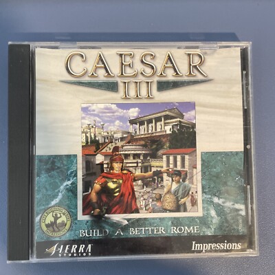 Caesar III Sierra Studios PC Strategy Video Game Used Computer Game