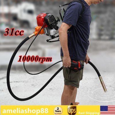 Backpack Four-stroke Gasoline Engine Concrete Vibrator & 2.5m Vibrating Rod
