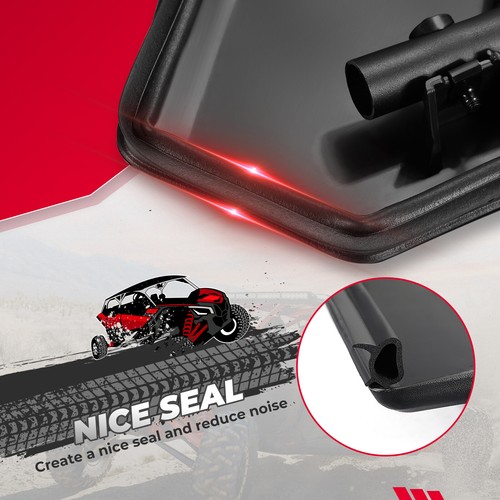 Front & Rear Lower Door Panel For Can Am Maverick X3 Max Turbo 17-24 Half 4 Seat