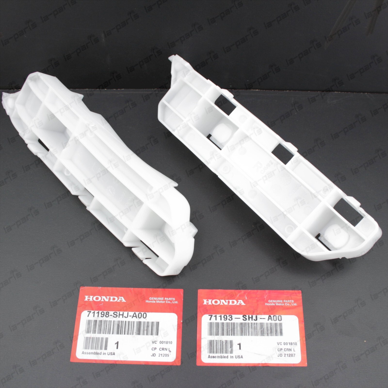 GENUINE HONDA 05-10 ODYSSEY FRONT BUMPER COVER SPACER LEFT + RIGHT  SET OF TWO