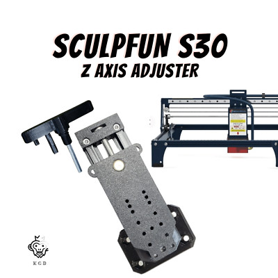 Sculpfun S30 Z Axis Adjuster by King Gubby | Adjust Your Height & Focus Quickly