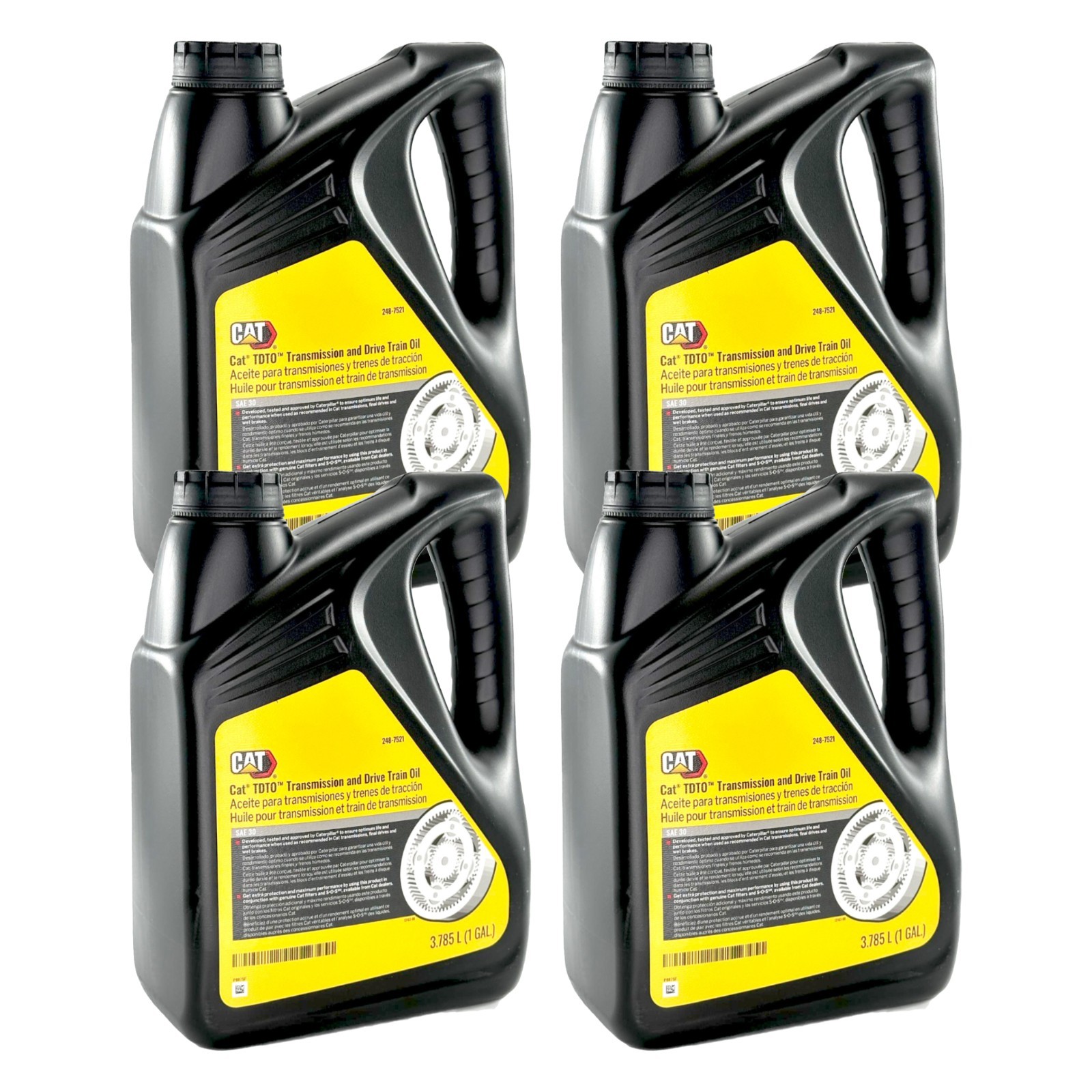 CAT 248-7521 TDTO SAE 30 Transmission and Drive Train Oil, 1