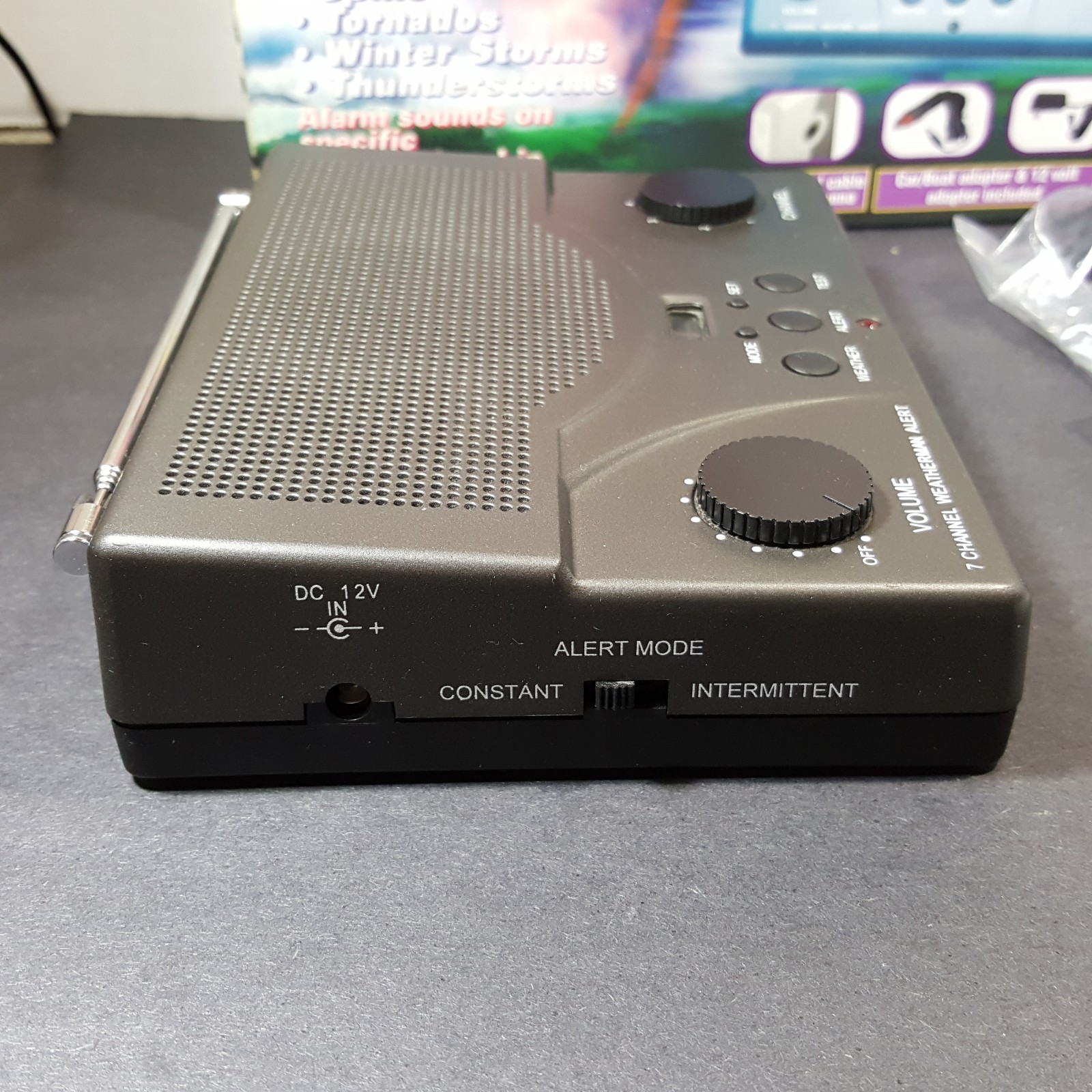 NOAA Weatherman Alert Weather Radio Car Adapter Tabletop Weather Monitor Storms