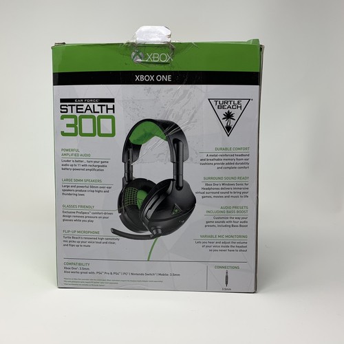 TURTLE BEACH STEALTH 300 XBOX ONE AMPLIFIED GAMING HEADSET NEW OTHER FAST SHIP